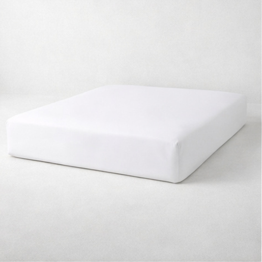 Hoeslaken Satin Serenity White